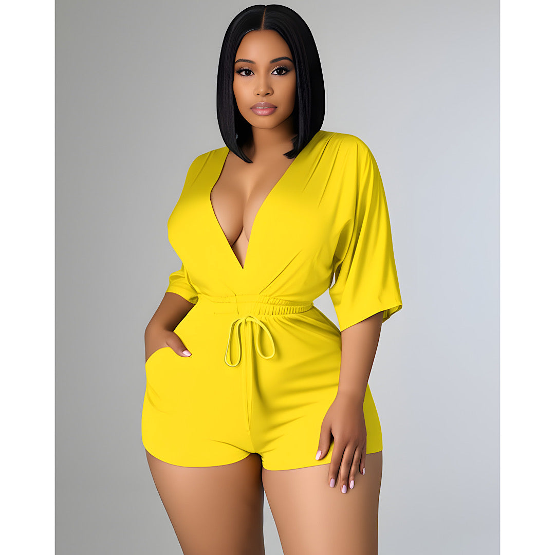 Mustard V Romper