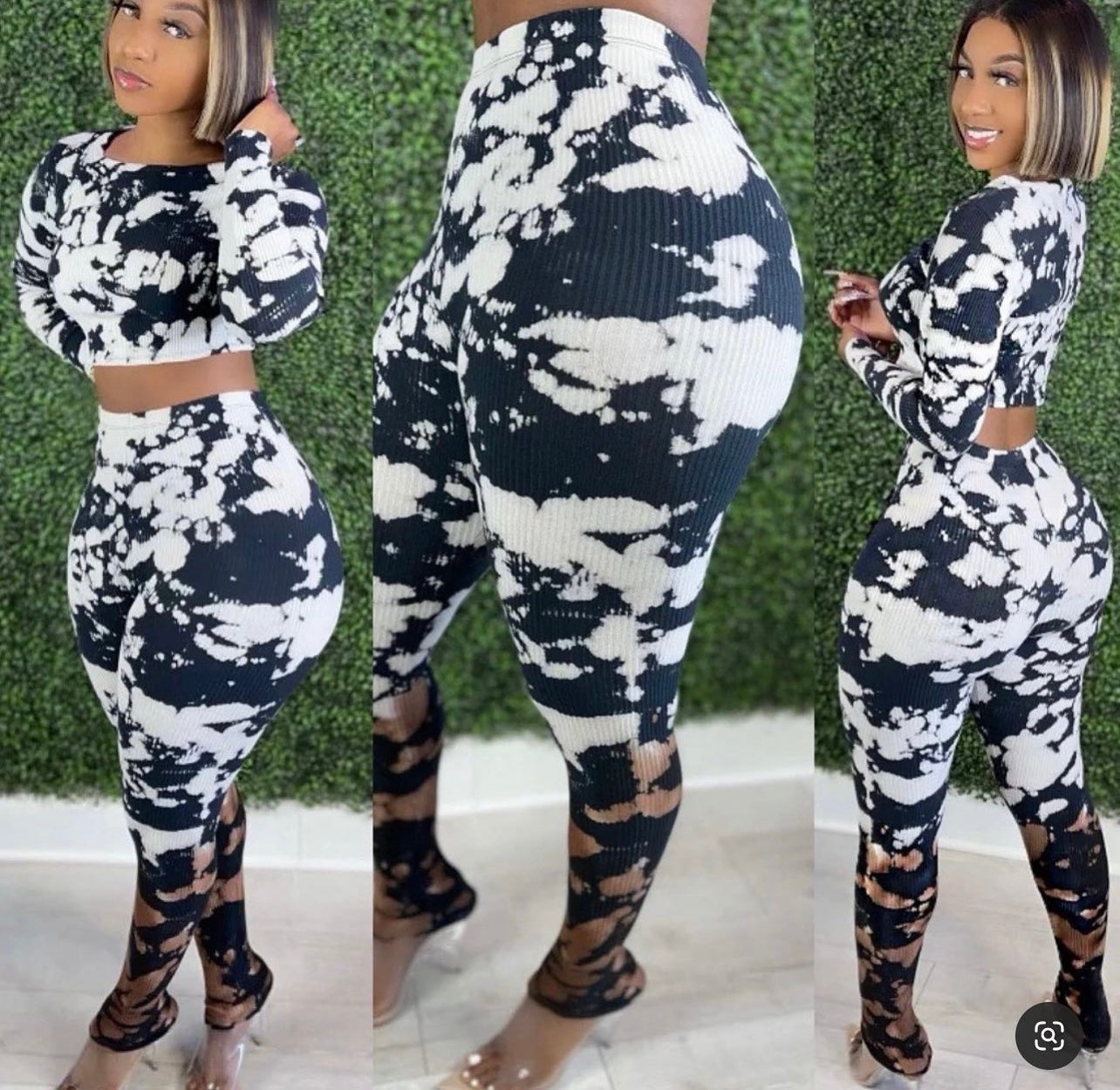 Moo Ribbed Set