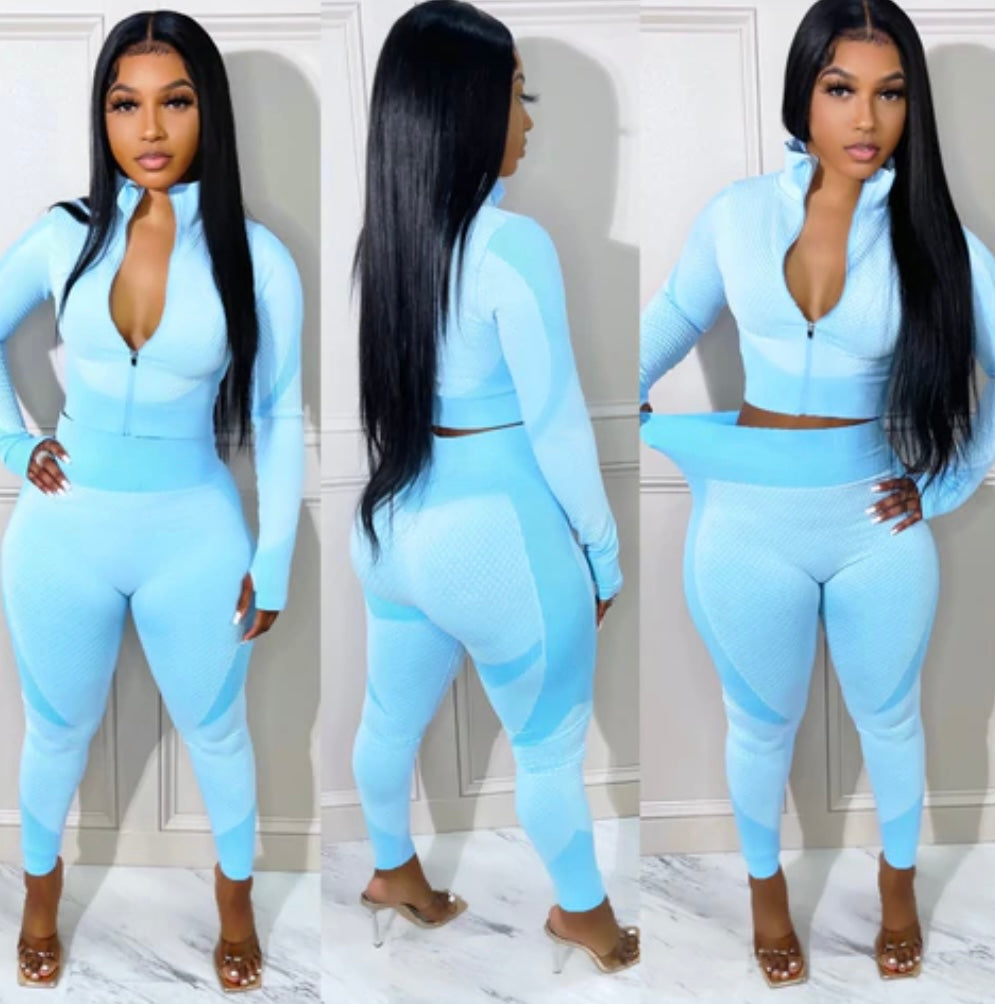Baby Blue Jogger Set