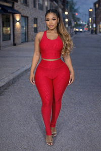Red 3 Piece Active Set
