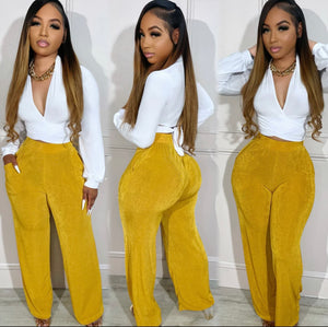 Mustard Palazzo Pants