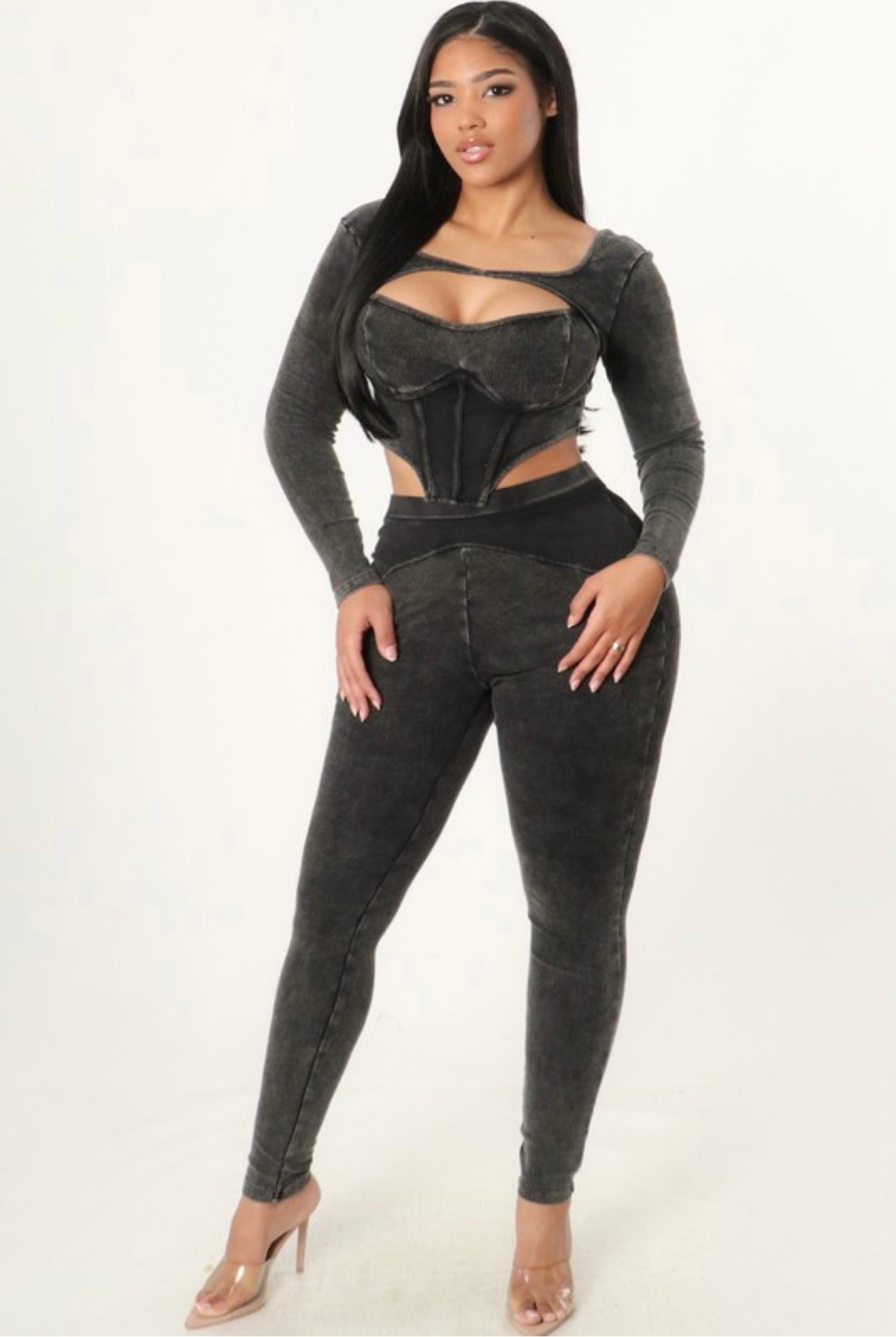 Wash Ribbed Set