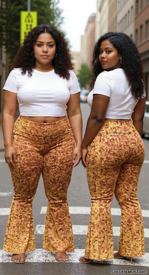 Almond Acid Wash Pants