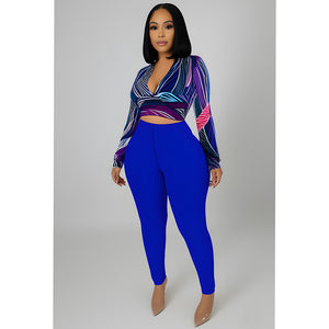 Royal Blue Legging Set