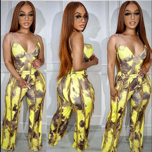 Yellow Fringe Set