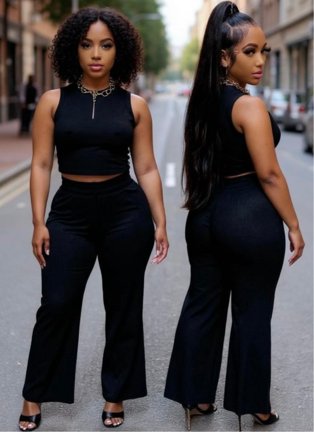 Black Loungewear Set