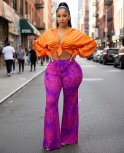 Purple Indi Palazzo Pants