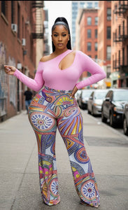 Pink Indi Palazzo Pants
