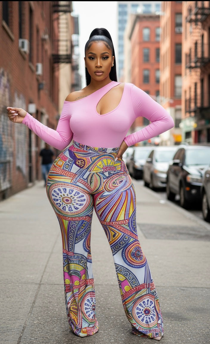 Pink Indi Palazzo Pants