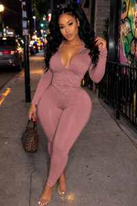 Mauve Legging Set