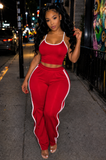 Red Jogger Set