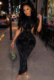 Velvet Deep Dress