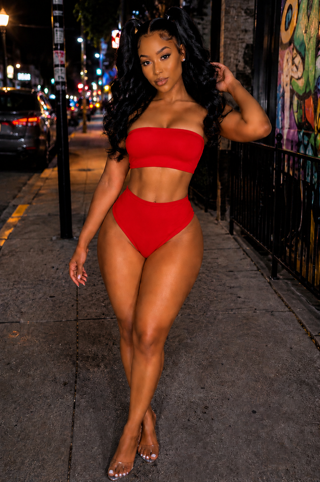 Red Swim Set