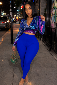 Royal Blue Legging Set