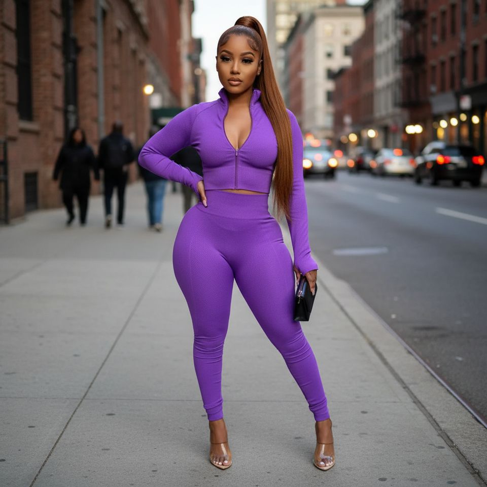 Purple Tracksuit