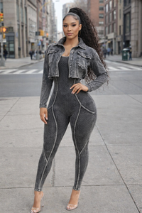 Jacket Jumpsuit Set