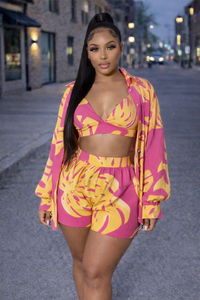Pink Resort 3 Piece Set