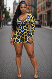 Yellow Leopard Onesie
