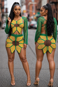 Sunflower Crochet Set