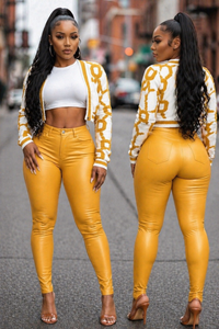 Mustard Pants
