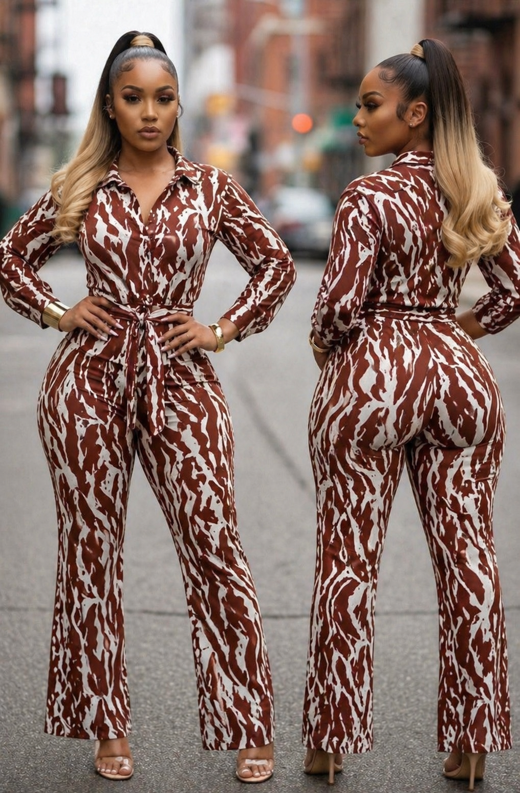 Brown Jumpsuit