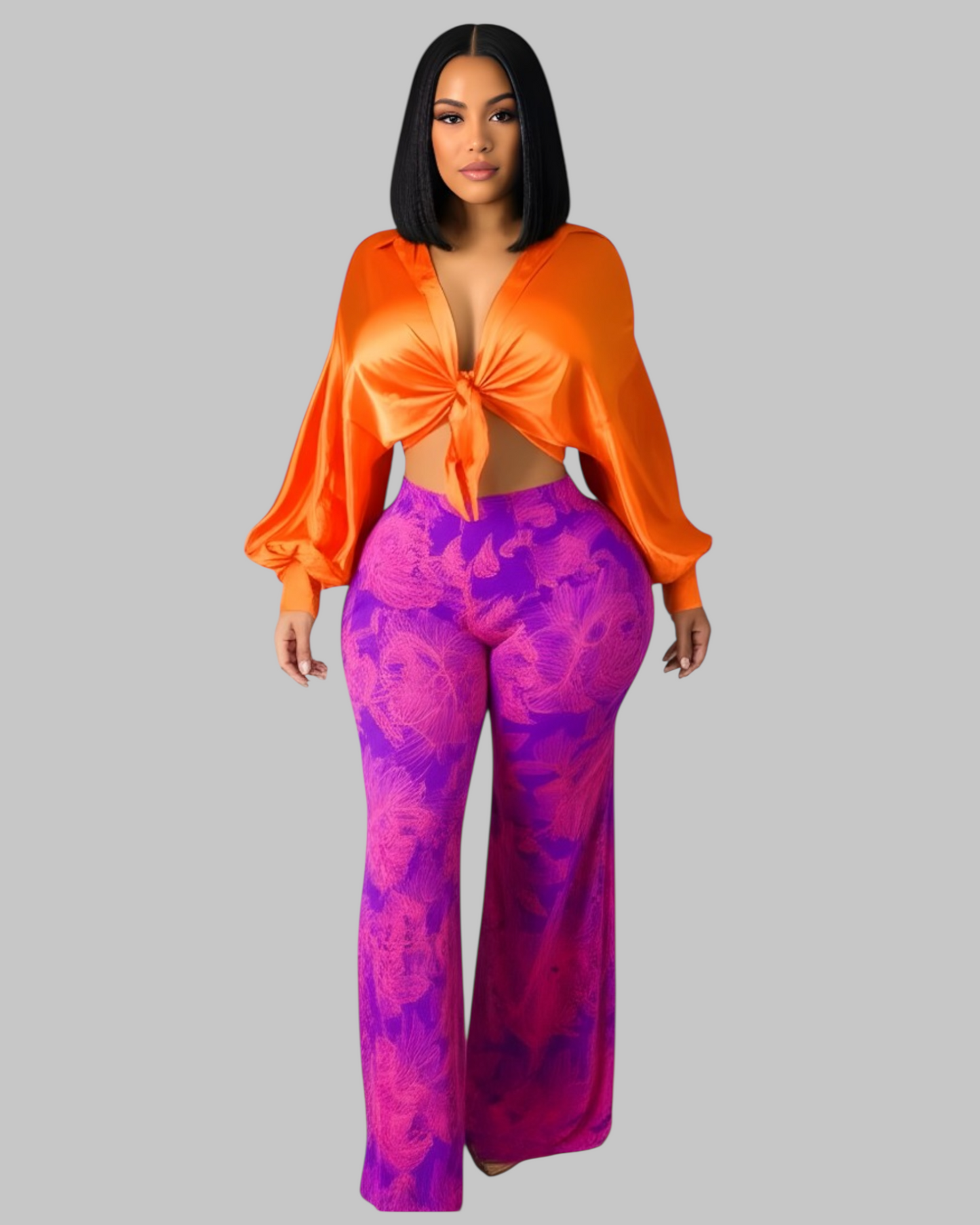 Purple Indi Palazzo Pants
