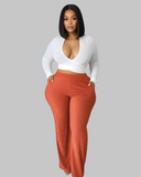 Rust Palazzo Pants
