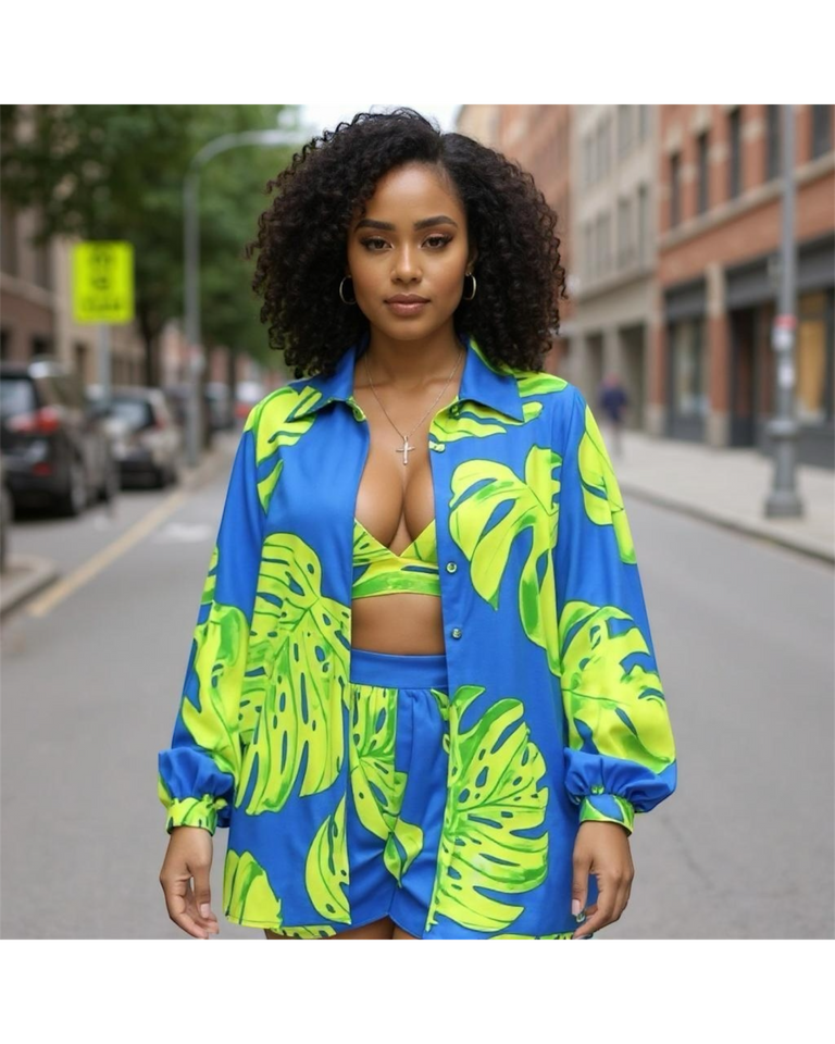 Blue Resort 3 Piece Set