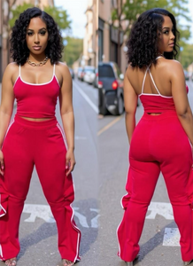 Red Jogger Set