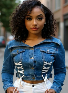 Lace Denim Jacket