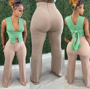 Pleated Pants