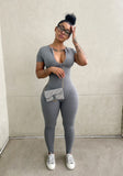 Grey Full Body Jumpsuit