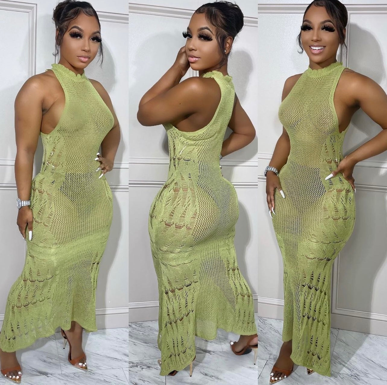 Lime Crochet Dress Herway Avenue Lime Crochet Dress Herway Avenue