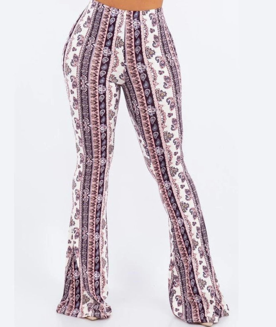 Floral Flared Pants