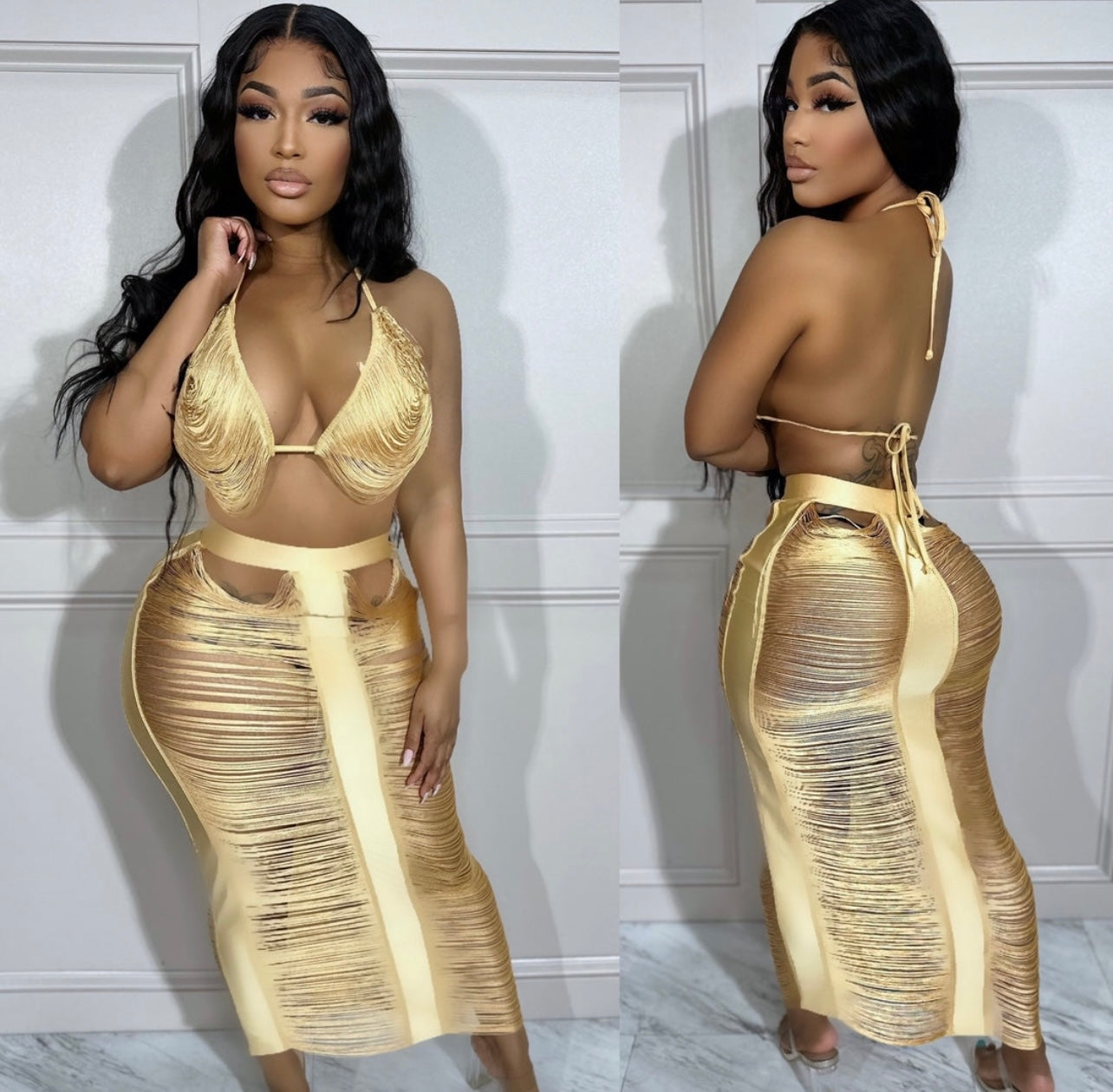 Gold Bomb Crochet Set