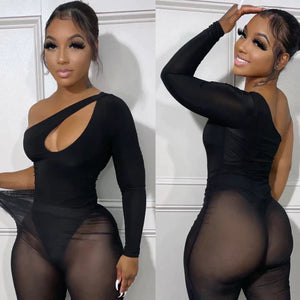 One Sleeve Bodysuit