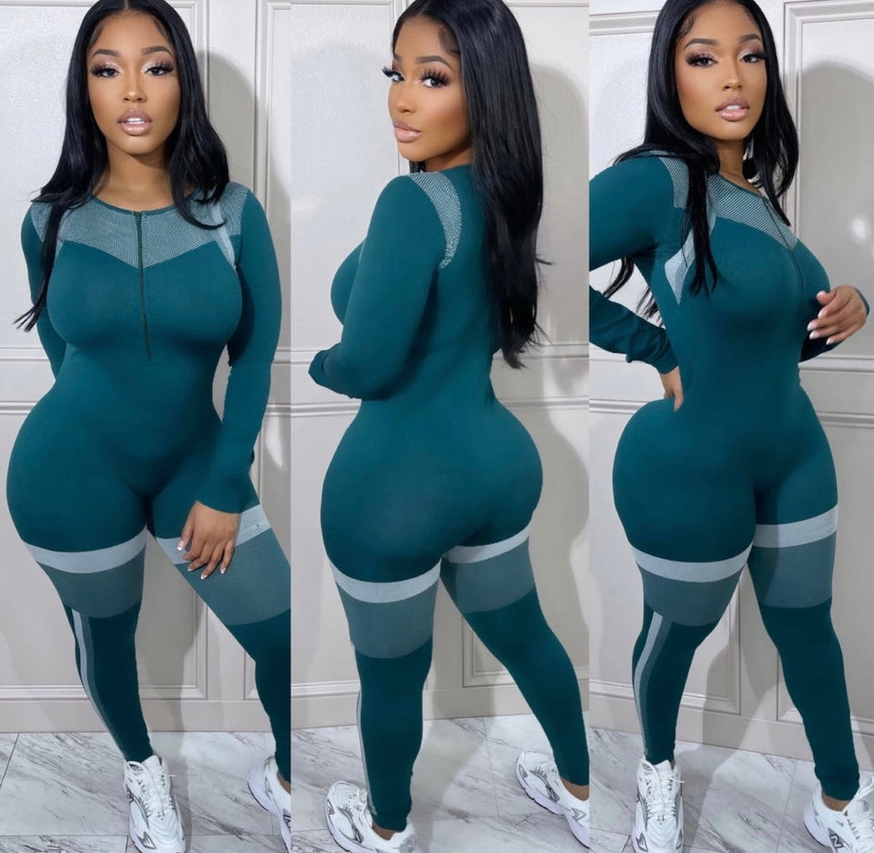 Black Active Jumpsuit