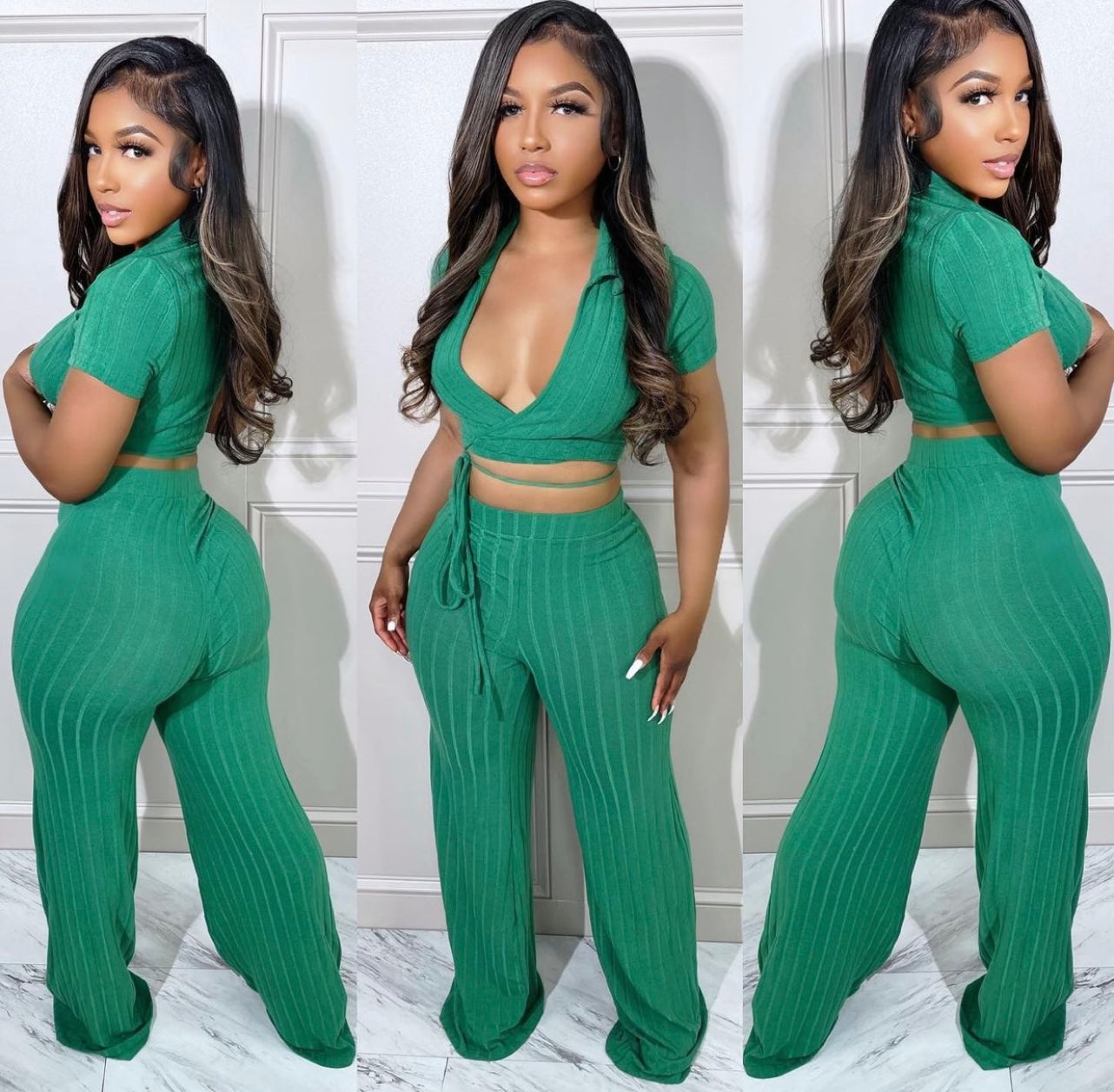 Ribbed Lounge Set