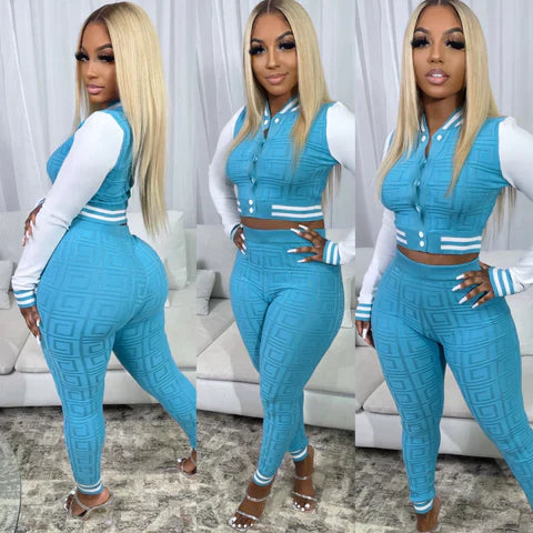 Aqua Varsity Set