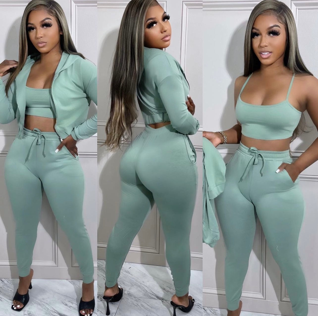 Mint Jogger Set