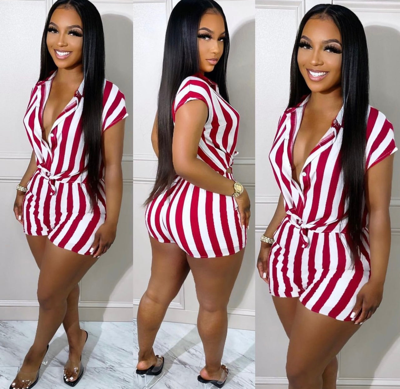 Red Stripe Set