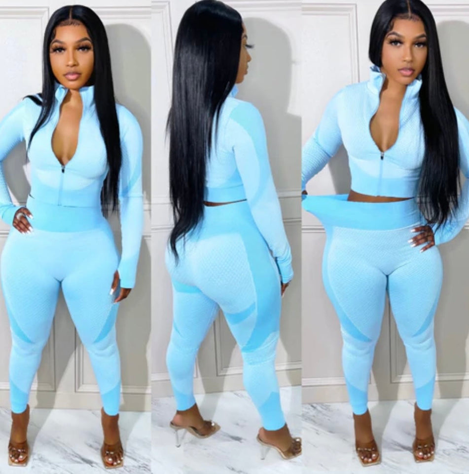 Baby Blue Jogger Set