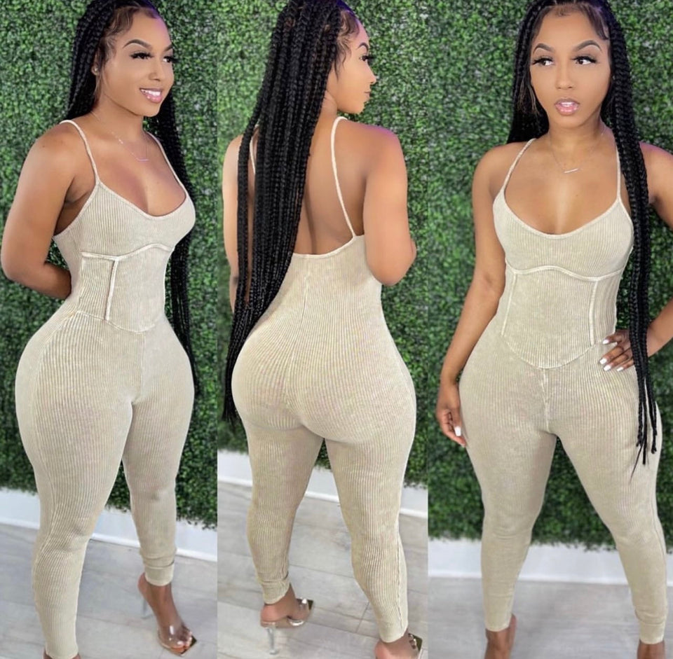 Khaki Jumpsuit