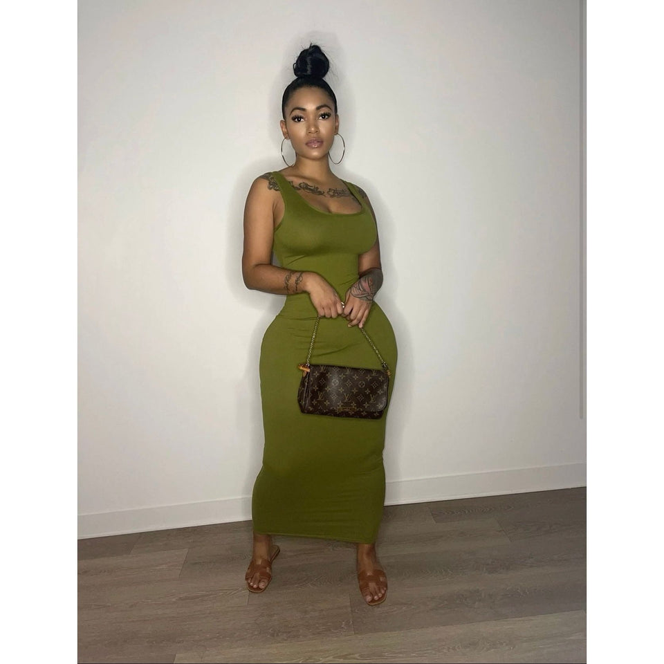 Olive Dress
